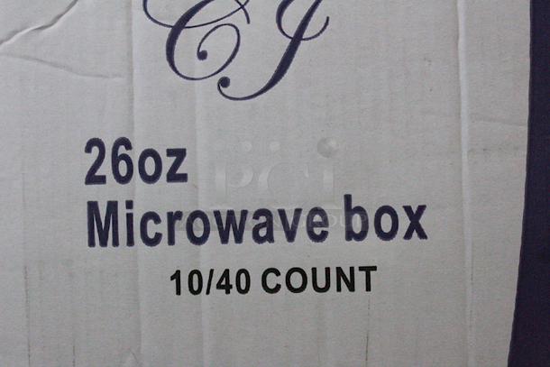 AWESOME! CJ CJM26 26oz Paper To Go Microwavable Boxes.  - Image 4 of 4
