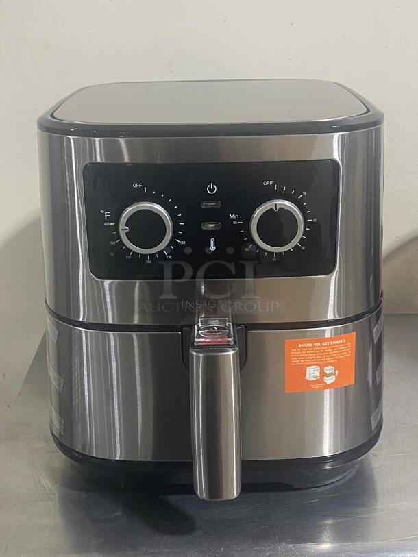Isignia 5QT Air Fryer Stainless Steel  - Image 1 of 4