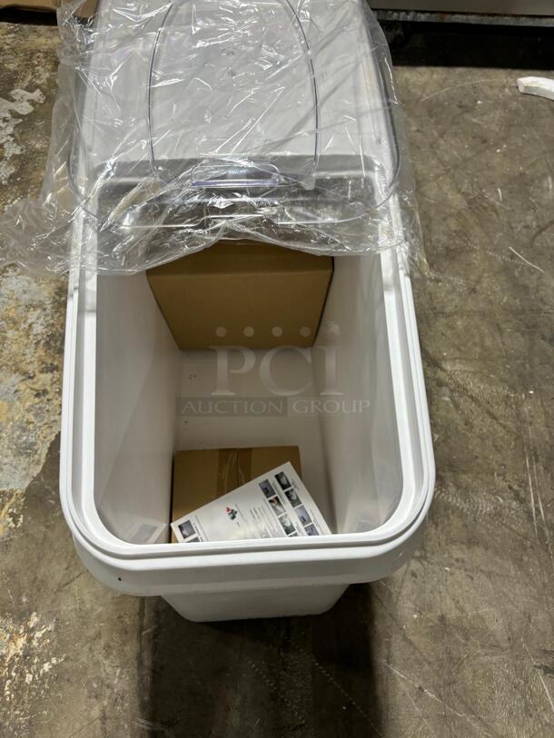 Brand New Prepline 27 gal Mobile Ingredient Storage Bin - 681 Cup Capacity with Sliding Lid
 - Image 3 of 6