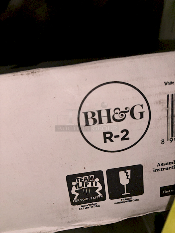 IN THE FACTORY SEALED BOX! Better Homes & Gardens RIDGELY | White Mahogany Rocking Chair - 100% SOLID MAHOGANY - Image 2 of 2