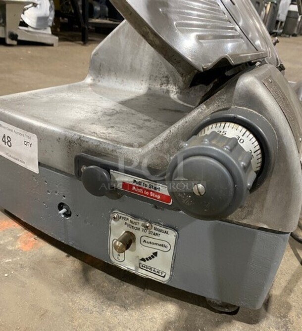 Hobart Commercial Countertop Deli/ Meat Slicer! All Stainless Steel! Model: 2712 SN: 561207821 120V - Image 6 of 9
