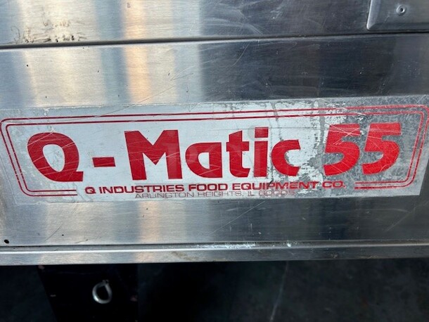 Q-MATIC Q-55 Conveyor Pizza/Pretzel Oven Neural Gas Working - Image 5 of 10