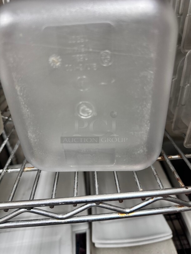 Commercial 1/6 Size Plastic Storage Container NSF - Image 5 of 6