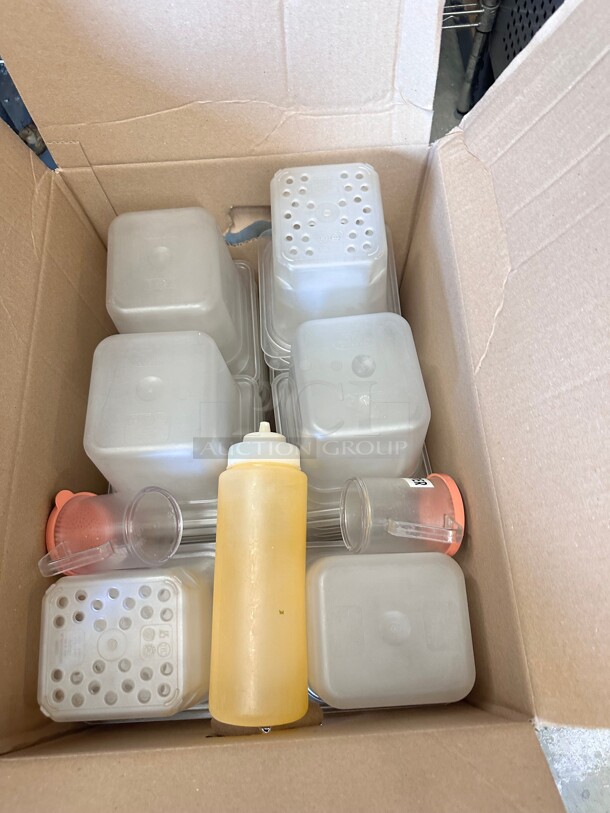 One Lot Of Clear Plastic Containers - Image 3 of 5