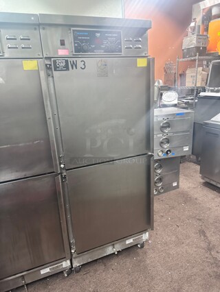 Working! Winston CVAP Full Height Insulated Mobile Heated Cabinet w/ (14) Pan Capacity - Left Hinge, 120v