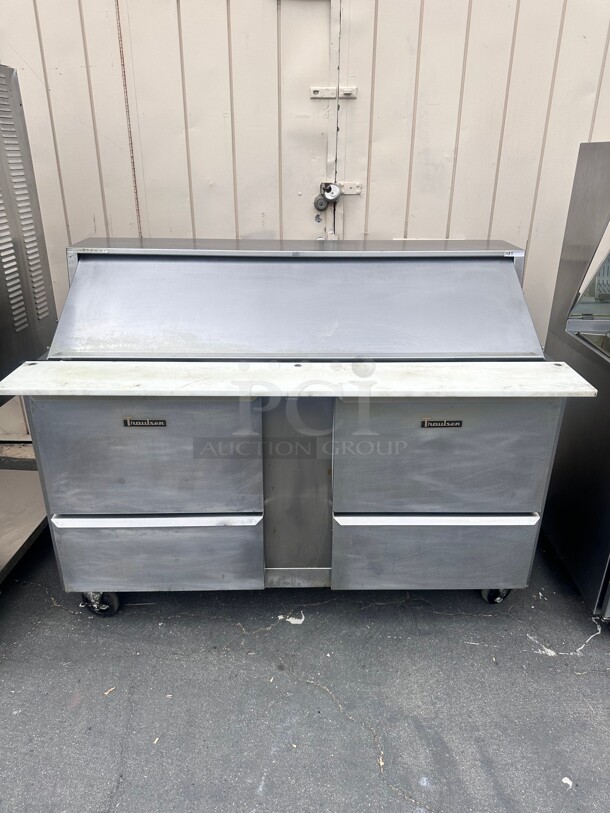 Traulsen UPT6024-DD 60 inch Sandwich/ Salad Prep Table w/ Refrigerated Base, 115v Working - Image 2 of 9