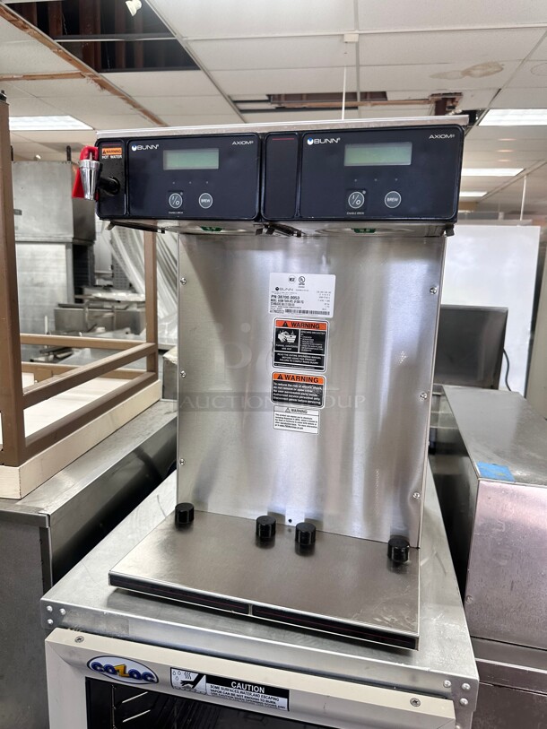 Excellent Bunn 38700.0013 Axiom APS Twin Airpot Coffee Brewer - 120/220V Tested and Working - Image 4 of 7