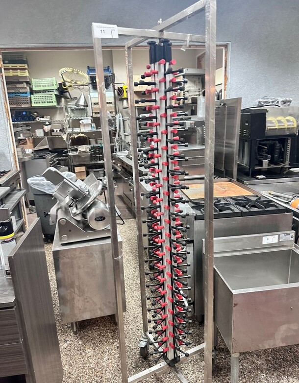 New Plate Mate PM84-120 Mobile Plate Rack Holds 84 Plates 73 1/2H On Casters - Image 7 of 8