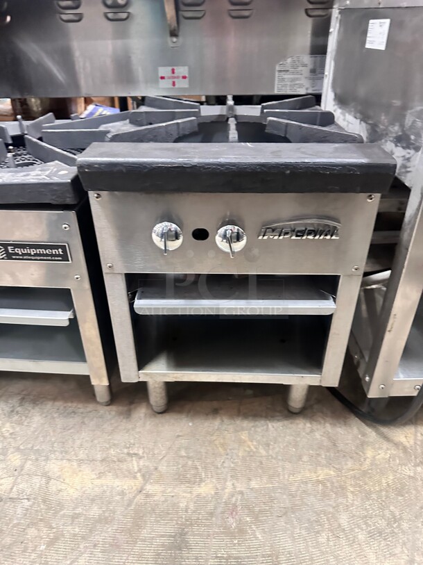 Fully Refurbished Imperial ISPA-18 Single Burner Stock Pot Range, Natural Gas Tested and Working - Image 6 of 6