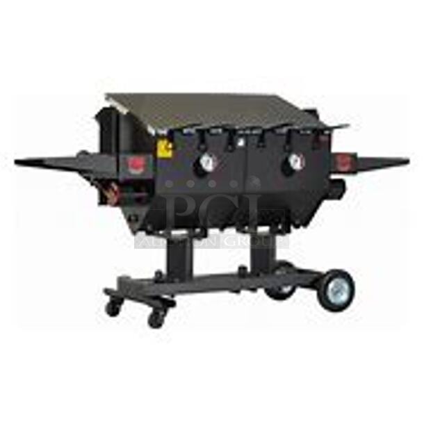 One AWESOME Portable R & V Works 17 Gallon Propane Cajun Fryer. #FF6. 77X21X40 - Image 1 of 1