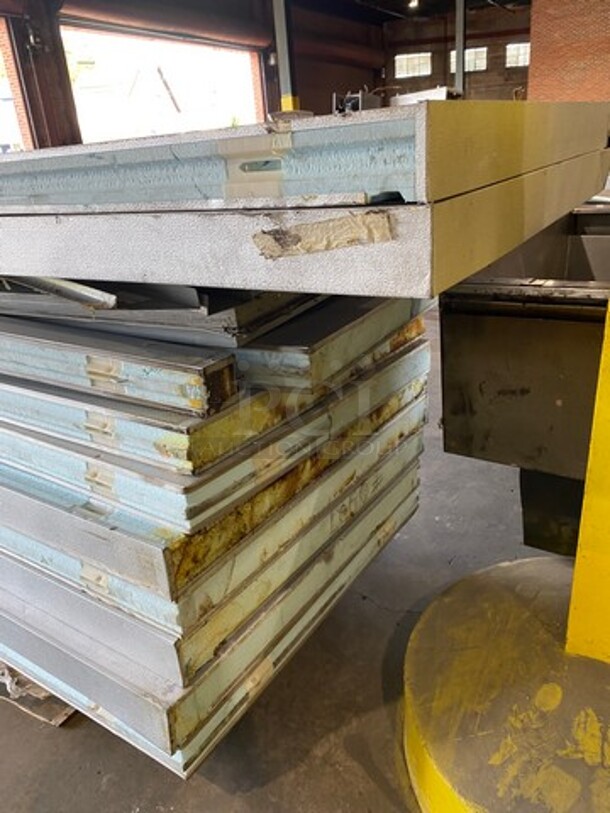 AmeriKooler Commercial 8'x10'x7 1/2' Walk in Cooler! With Floor Screeds! With Outdoor Remote Compressor! With Blower! Door Panel Model: C3478 208/230V 1 Phase - Image 2 of 12