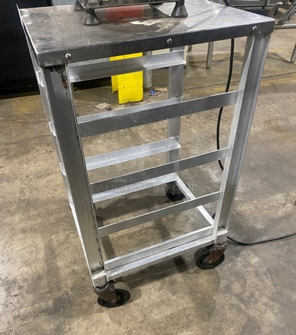 Metal Commercial Pan Transport Rack on Commercial Casters! - Image 2 of 6