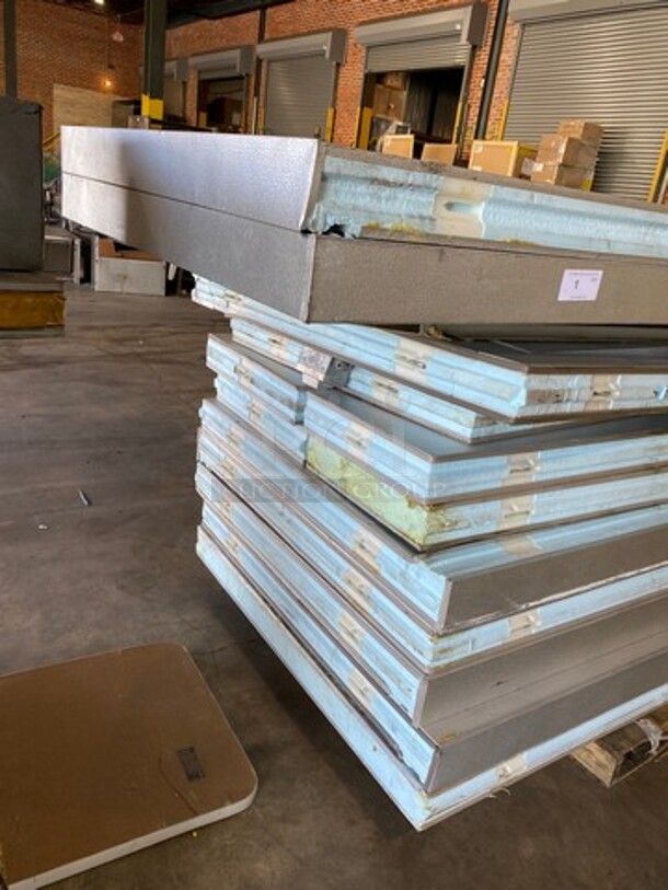 AmeriKooler Commercial 8'x10'x7 1/2' Walk in Cooler! With Floor Screeds! With Outdoor Remote Compressor! With Blower! Door Panel Model: C3478 208/230V 1 Phase - Image 3 of 12