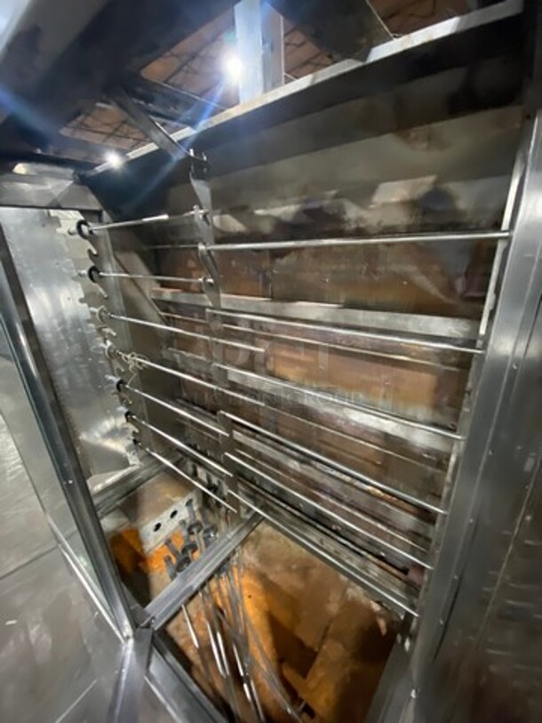 GREAT! Commercial Gas Powered Rotisserie Machine! With View Through Front Access Door! All Stainless Steel! - Image 5 of 8