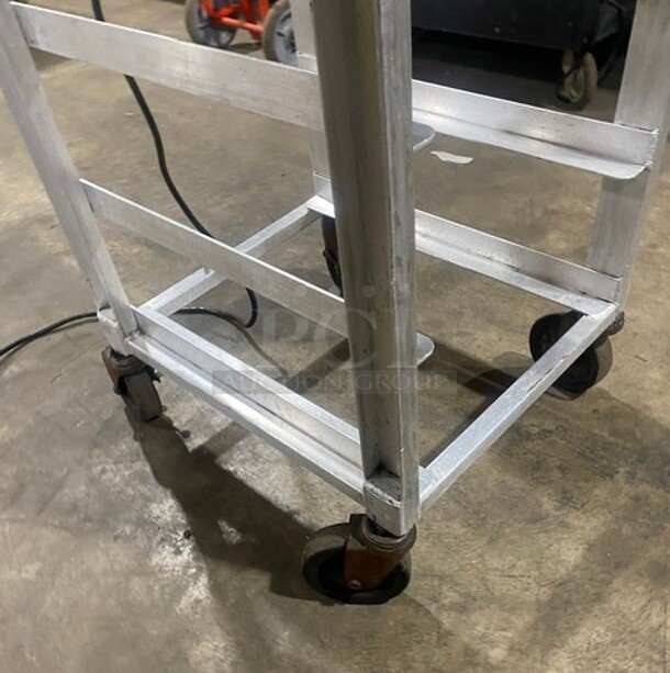 Metal Commercial Pan Transport Rack on Commercial Casters! - Image 5 of 6