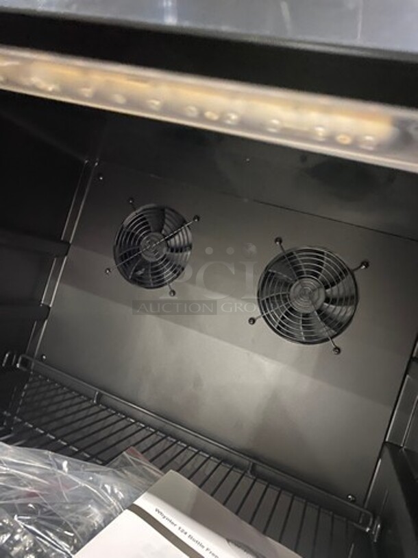 NEW! OUT OF THE BOX! SCRATCH-N-DENT! Whynter Single Door Wine Bottle Cooler/Chiller! With View Through Door! With Racks! Model: FWC1201BB 115V - Image 6 of 11