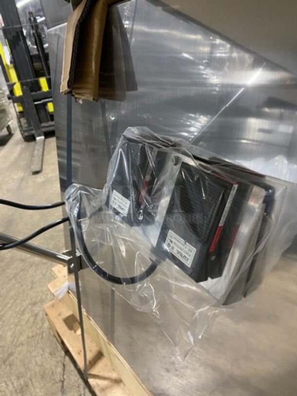 WOW! BRAND NEW! IN THE CRATE! Prepline Commercial Floor Style Reversible Dough Sheeter! Stainless Steel Body! Model: FSS120 SN: E21520179 120V 60HZ 1 Phase - Image 7 of 10