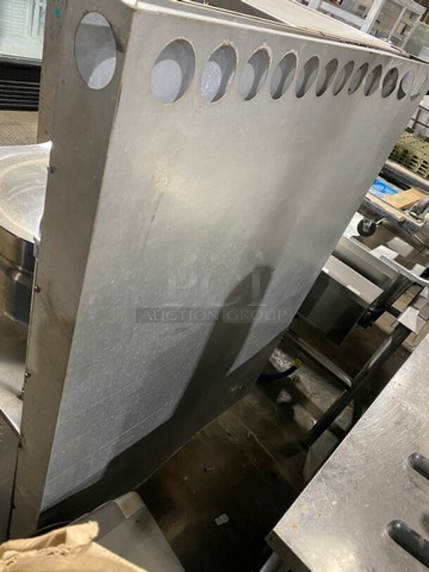 Cleveland Commercial Natural Gas Powered 2 Deck Steam Cabinet! With Cleveland Countertop 6 Quart Tilting Steam Kettle! All Stainless Steel! On Legs! - Image 4 of 8
