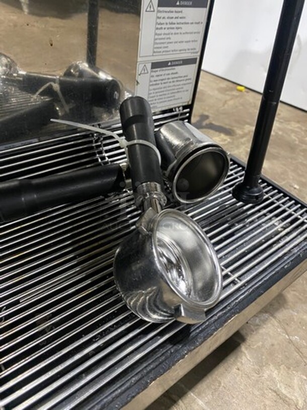 WOW! LATE MODEL! Dunkin Donuts Edition! Schaerer Commercial Countertop 2 Group Espresso Machine! With Steam Lines! Stainless Steel! On Small Legs! - Image 9 of 9