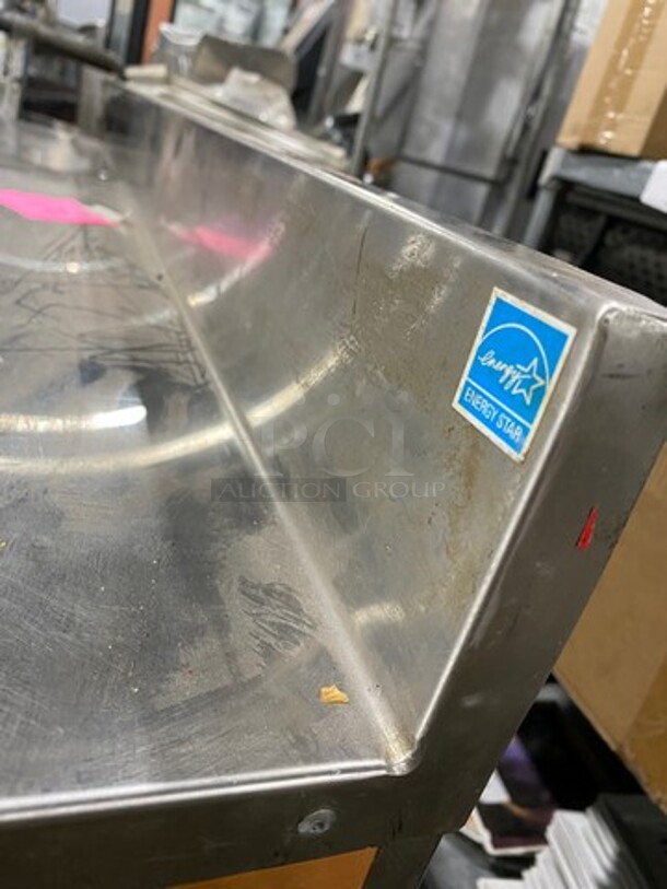 Duke Commercial Refrigerated Work/Prep Top Lowboy Cooler! With Backsplash! With 2 Doors Underneath Storage Space! With Poly Coated Racks! All Stainless Steel! - Image 9 of 9