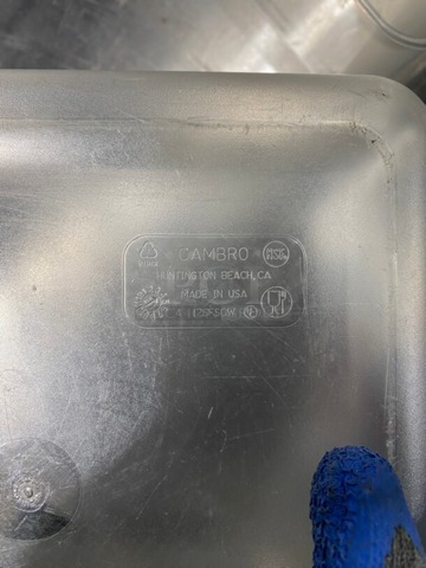 Cambro 12Qt Clear Poly Food Containers! 5x Your Bid! - Image 5 of 7