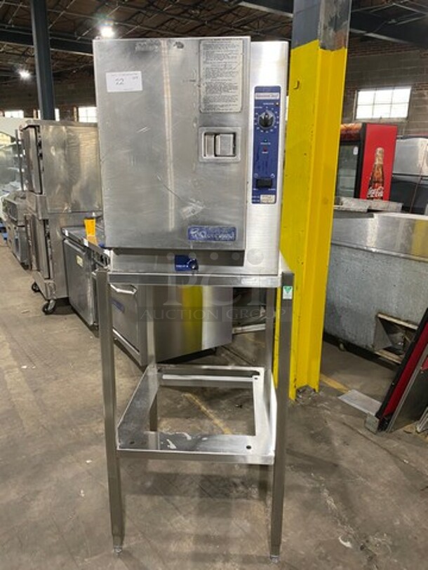 Cleveland Commercial Electric Powered Single Compartment Steam Cooker Cabinet! All Stainless Steel! On Legs! Model: 22CET6 SN: WC9521906C02 208V 60HZ 3 Phase - Image 1 of 10