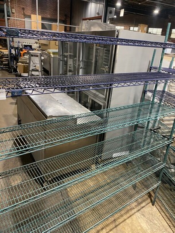 Nexel 6 Tier Shelf! On Legs! BUYER MUST DISMANTLE! PCI CANNOT DISMANTLE FOR SHIPPING! PLEASE CONSIDER FREIGHT CHARGES! - Image 4 of 7