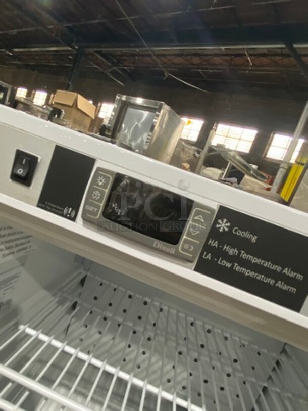 ABS Single Door Undercounter Refrigerator! With View Through Door! Poly Coated Racks! Model: PHABTHCUCBI0404GADADJA SN: ABS91666722005V52 115V 60HZ 1 Phase - Image 7 of 8