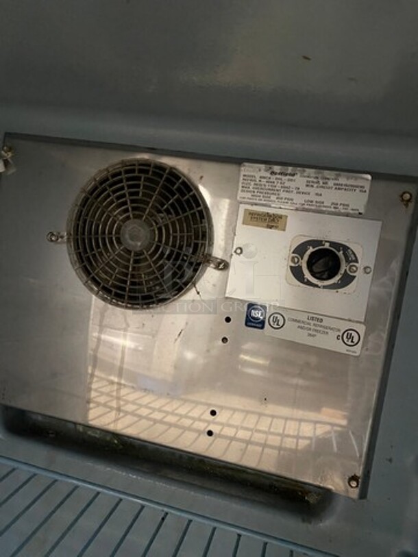 Delfield Commercial Single Door Lowboy/Worktop Cooler! With Rack! All Stainless Steel! Model: 406CADHLDD1 SN: 0808152000285 115V 60HZ 1 Phase - Image 6 of 8