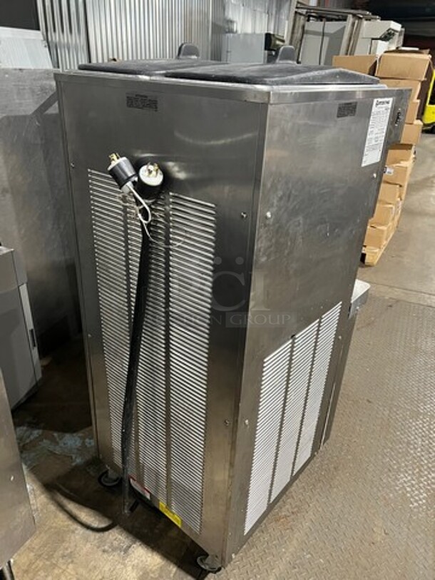 NICE! Stoelting Commercial 2 Flavor Soft Serve Ice Cream/ Frozen Yogurt Machine! All Stainless Steel! On Casters! Model: O231309I2 SN: 3610806H 208/240V 60HZ 3 Phase - Image 8 of 8