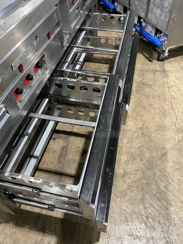 Silver King Commercial Refrigerated Chef Base! With 4 Drawer Storage Space! All Stainless Steel! On Casters! Model: SKRCB84H SN: SAJM82804A 115V 60HZ 1 Phase - Image 5 of 9