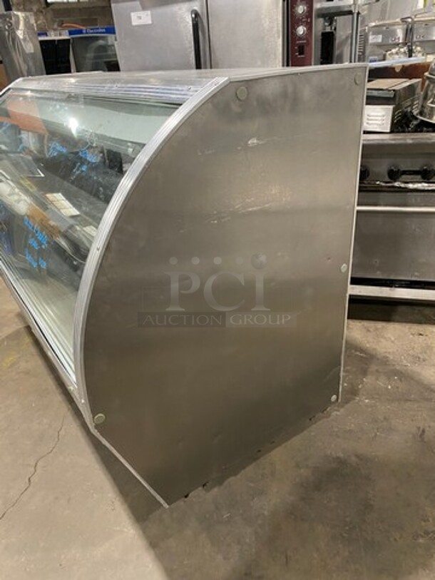 Leader Commercial Refrigerated Bakery/Deli Case! With Curved Front Glass! With Sliding Rear Access Doors! All Stainless Steel Body! WORKING WHEN REMOVED! Model: CDL72 SN: PQ101363 115V 60HZ 1 Phase - Image 3 of 8