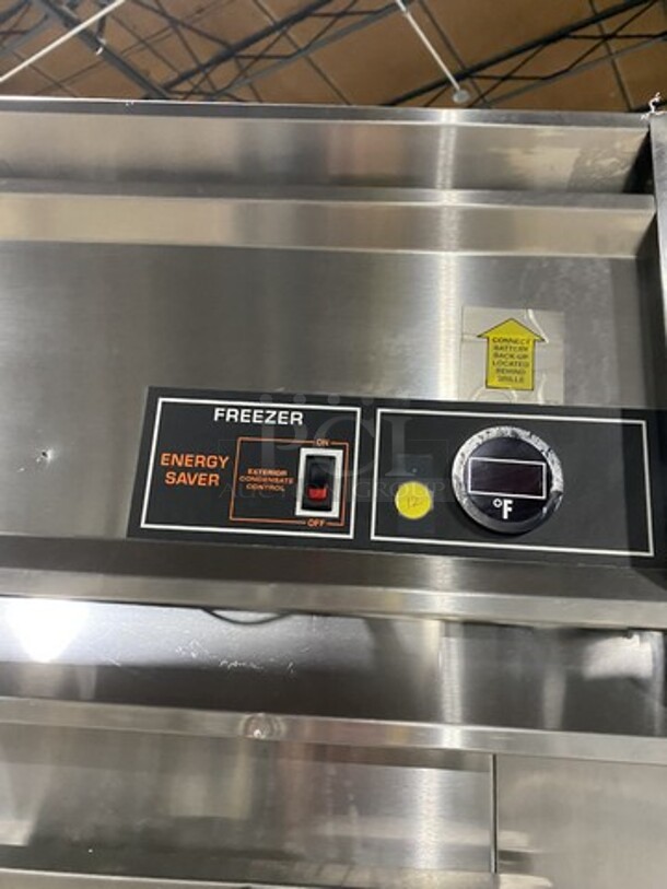 Victory Heavy Duty Commercial One Door All Stainless Steel Freezer! Model FS1DS7EW! 115V 1 Phase! With Legs!  - Image 8 of 9