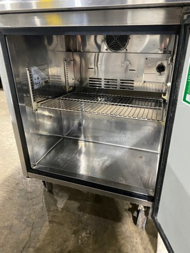 Turbo Air Refrigerated Single Door Lowboy/Worktop Cooler! All Stainless Steel! On Casters! Model: TUR28SD 115V - Image 5 of 7