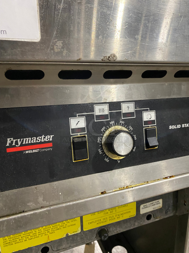 WOW! Frymaster Commercial Electric Powered Deep Fat Fryer! All Stainless Steel! On Legs! Model: H114SC SN: 0101NA0068 208V 60Hz 3 Phase - Image 7 of 9