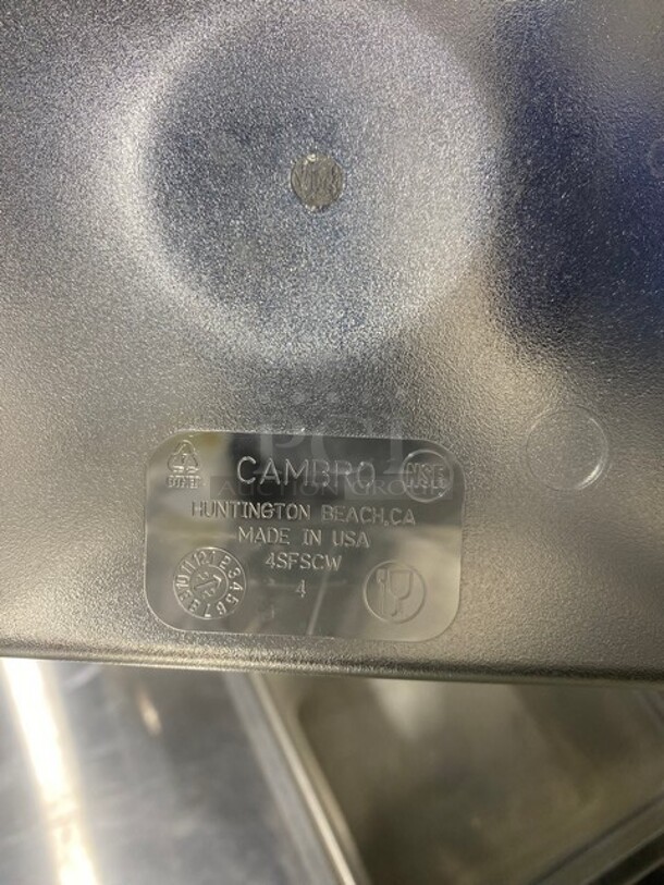 Cambro 4QT Translucent Square Polypropylene Square Food Storage Containers! 4x Your Bid! - Image 9 of 9