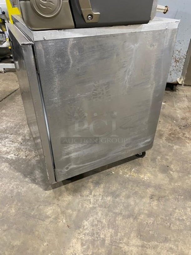 Delfield Commercial Single Door Lowboy/ Worktop Cooler! With Poly Coated Racks! All Stainless Steel! SN: 1405152002438 115V 60HZ 1 Phase - Image 2 of 7