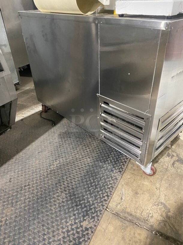 LATE MODEL! 2019 Cool Tech Commercial 2 Door Bar Back Cooler! With View Through Doors! All Stainless Steel! On Casters! Model: CMPH48GL SN: 025819 120V! Working When Removed! - Image 4 of 9