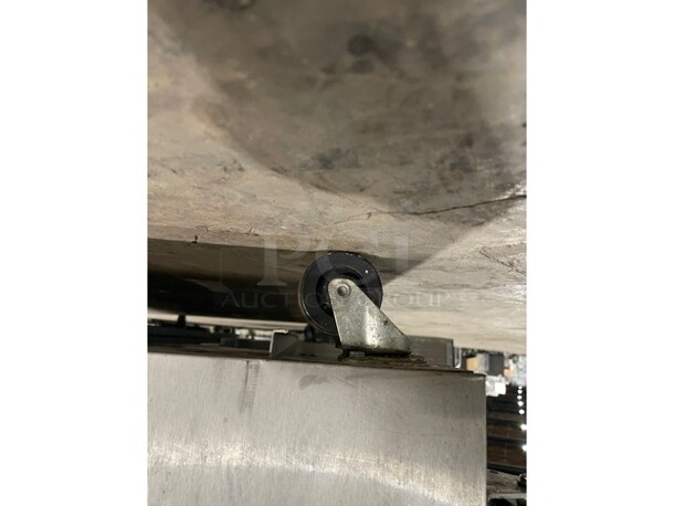 Maxx Cold Commercial Double Door Lowboy/ Worktop Cooler! With Poly Coated Rack! Solid Stainless Steel! On Casters! Model: MXCR60UA SN: 8218185 115V 60HZ 1 Phase - Image 10 of 12