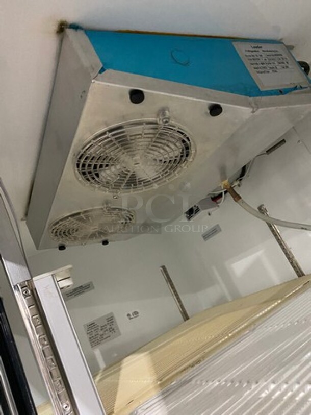 2009 Leader Commercial 2 Door Reach In Cooler Merchandiser! With View Through Doors! With Poly Coated Racks! All Stainless Steel! Model: LS48SC SN: PS110052A 115V 60HZ 1 Phase - Image 5 of 7
