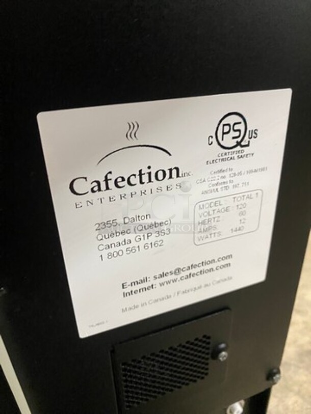 Cafection Commercial Countertop Espresso Machine/Coffee Bean Grinder! Model: TOTAL1 120V - Image 7 of 8