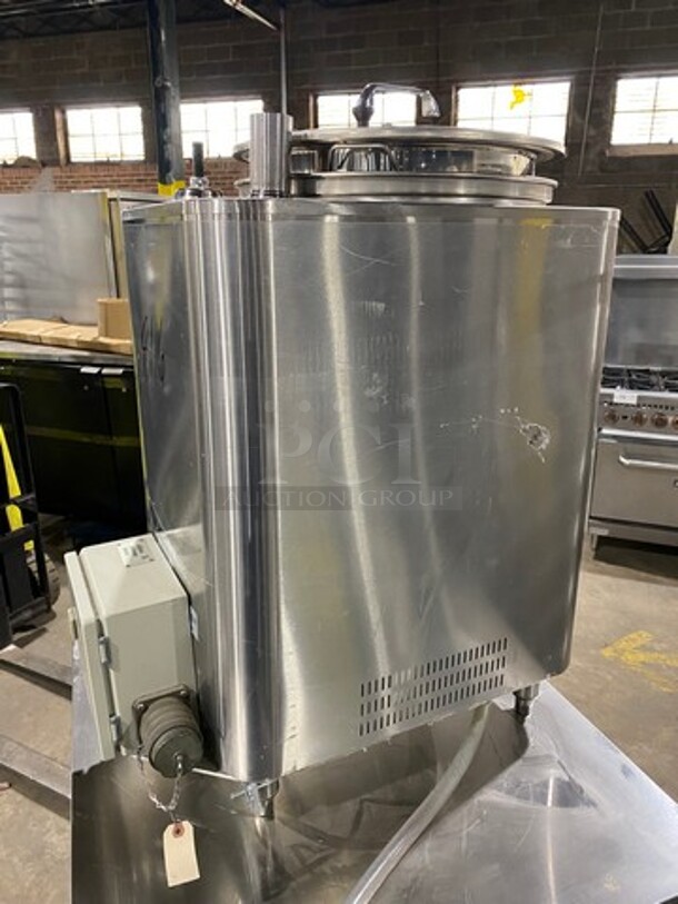 New! Never Used! Grindmaster Commercial Countertop Single Space Saver Coffee Urn! With Hot Water Line! Stainless Steel! On Small Legs! Model: 8116 - Image 4 of 11