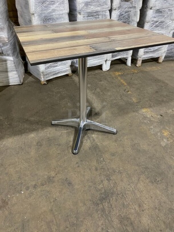 BRAND NEW! HPL - DRIFTWOOD TABLE TOP 24 By 24 Suitable For Indoor/Outdoor Use! High Pressure Laminate! Weatherproof, Scratch and UV-Resistant! Java Finish! - Image 2 of 8