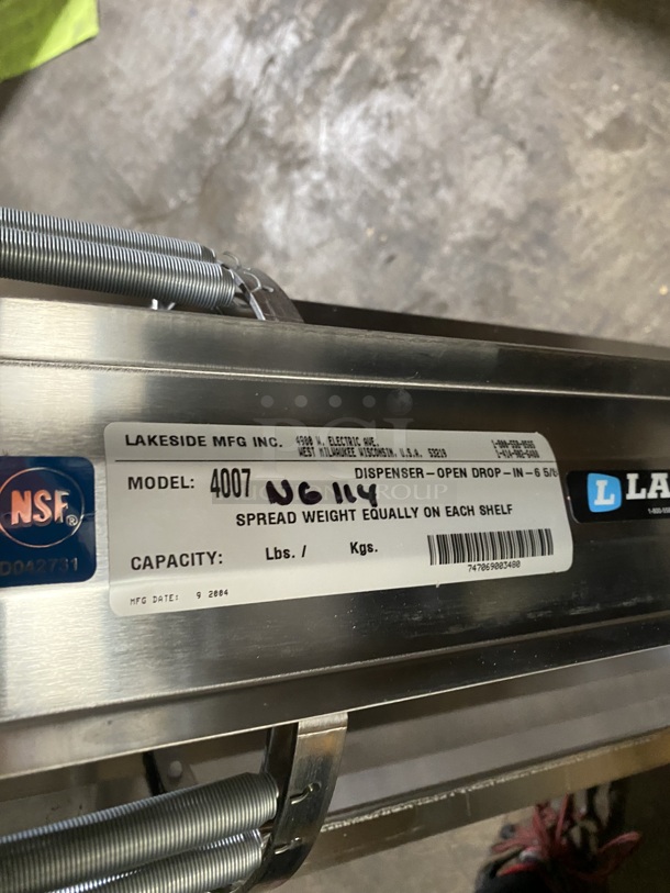 NEW! LAKESIDE Plate Lowerator! Model:4007 SN: 747069003480! - Image 5 of 5