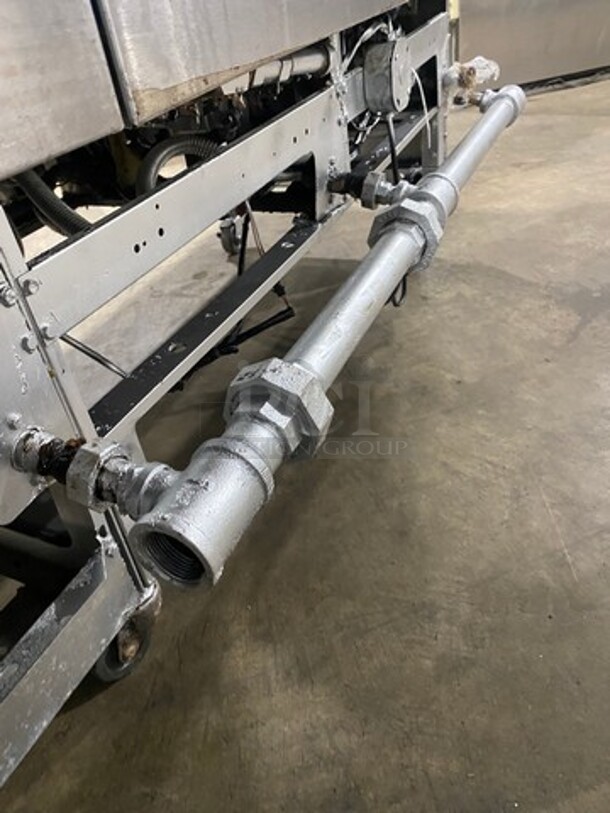 WOW! Vulcan Commercial Natural Gas Powered 3 Bay Deep Fat Fryer! All Stainless Steel! On Casters! Model: 3GR65F SN: 481533671 - Image 11 of 11