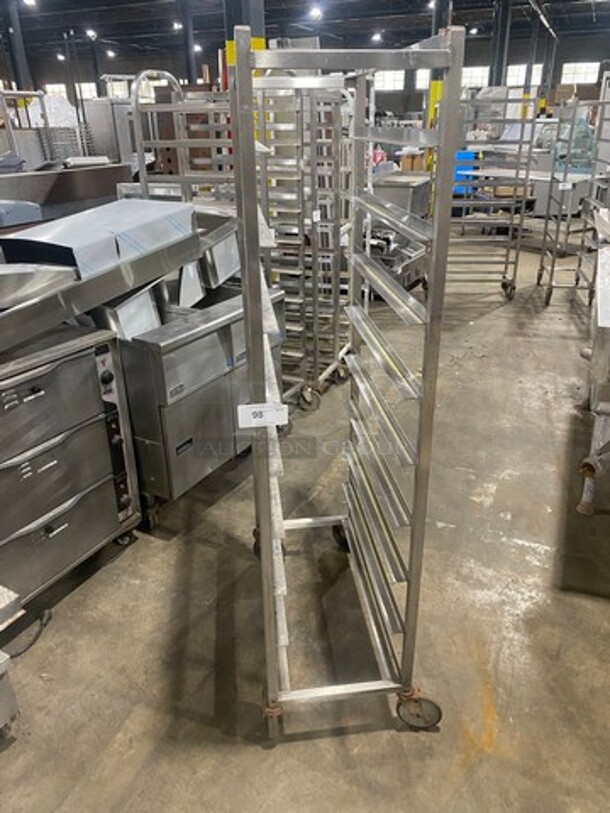 Metal Commercial Pan Transport Rack! On Casters! - Image 1 of 5