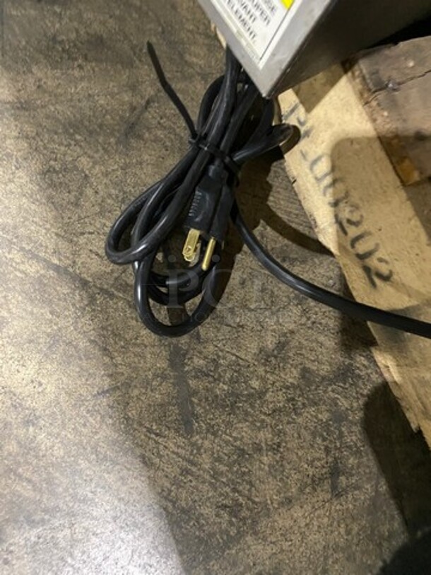 WOW! SCRATCH-N-DENT! LATE MODEL! Hoshizaki Commercial Countertop Refrigerated Ice Maker/Dispenser And Water Dispenser! All Stainless Steel! With Legs! Model: DCM270BAH SN: F09858G 115/120V 60HZ 1 Phase - Image 8 of 8