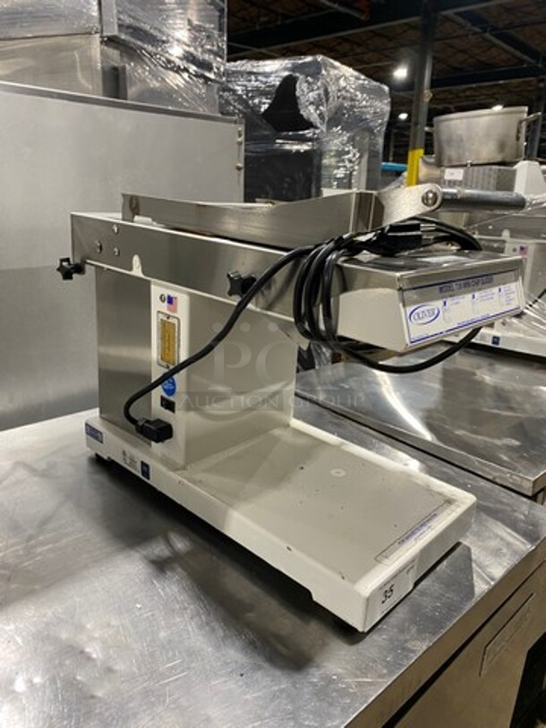 Oliver Commercial Countertop Mini Chip Slicer! Model: 738 SN: 188905 115V 60HZ 1 Phase - Image 2 of 7
