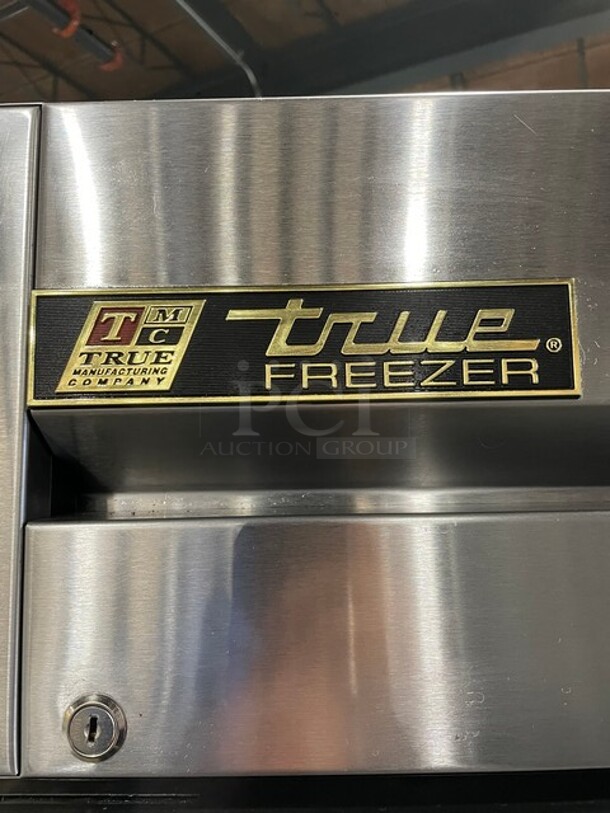True Commercial Single Door Reach In Freezer! All Stainless Steel! With Poly Coated Racks! On Casters! 115V 1 Phase! Model: T-19F SN: 8775993! - Image 7 of 10
