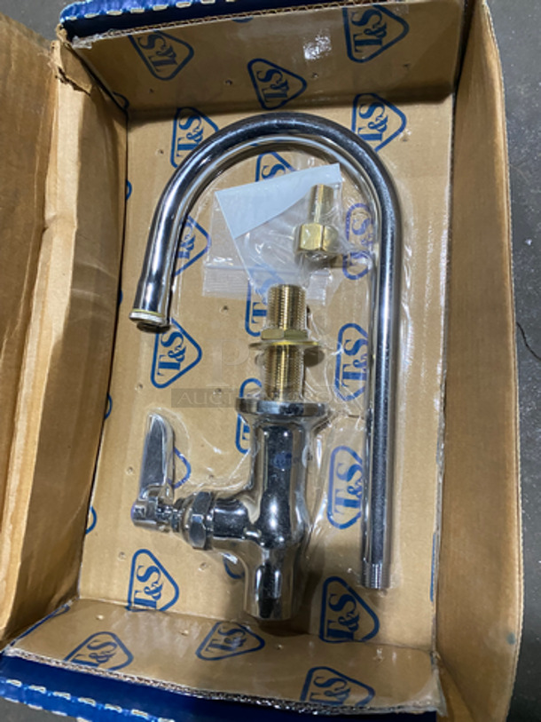 IN A BOX! Commercial Faucet With Handles! Stainless Steel! 2x Your Bid! - Image 3 of 3